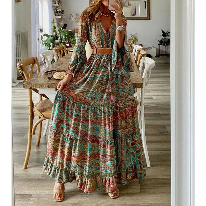 Summer Casual Printed Dress